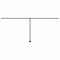 Luifel vrijstaand handmatig uittrekbaar 600x300 cm cr&egrave;mekleurig 8