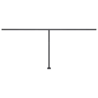 Luifel vrijstaand handmatig uittrekbaar 500x350 cm blauw en wit 7