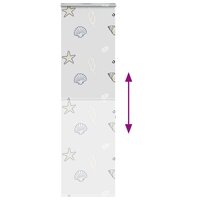 Doucherolgordijn met cassette 70x240 cm stofbreedte 66 cm 5