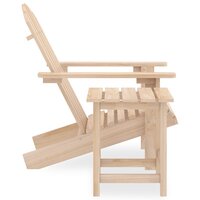 Tuinstoel Adirondack met tafel massief vurenhout 3