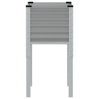 Plantenbak 45x45x88 cm staal grijs 5