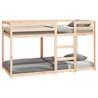 Stapelbedframe zonder matras massief grenenhout 90x190 cm 2