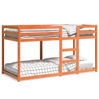 Stapelbed massief grenenhout wasbruin 90x200 cm 2