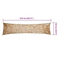 Camouflagenet met opbergzak 613x138 cm zandkleurig 7