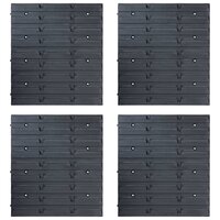 29-delige Opslagbakkenset met wandpanelen rood en zwart 6