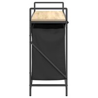 Wasmand 3 vakken met plank sonoma eikenkleurig 7