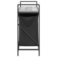 Wasmand 2 vakken met plank grijs sonoma eiken 7