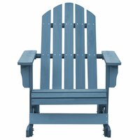 Schommelstoel Adirondack massief vurenhout blauw 2