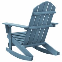 Schommelstoel Adirondack massief vurenhout blauw 4