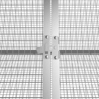 Konijnenhok 201,5x80,5x71 cm gegalvaniseerd staal antraciet 5