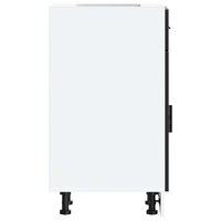 Keuken onderkast &quot;Porto&quot; bewerkt hout zwart 6