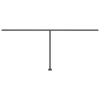 Luifel vrijstaand handmatig uittrekbaar 600x300 cm blauw en wit 7