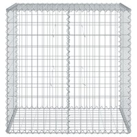 Schanskorf 100x50x100 cm gegalvaniseerd ijzer zilverkleurig 3