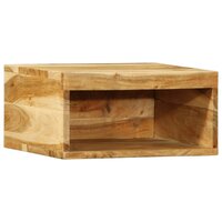 Tv-meubel wandmontage 40x30x19 cm massief acaciahout 2