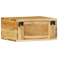 Tv-meubel wandmontage 40x30x19 cm massief acaciahout 6