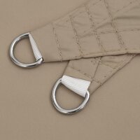 Zonnescherm driehoekig 3x3x3 m oxford stof taupe 6