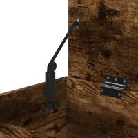 Opbergkist 84x42x46 cm bewerkt hout gerookt eikenkleurig 9