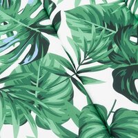 Ligbedkussen bladpatroon 180x60x4 cm oxford stof 7