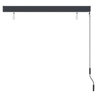 Rolgordijn voor buiten 140x250 cm antraciet 5