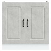 Spoelbakonderkast Kalmar 80x46x81,5 cm bewerkt hout betongrijs 4