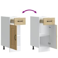 Keuken onderkast Kalmar bewerkt hout sonoma eikenkleurig 8