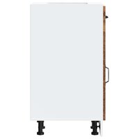 Keuken onderkast Kalmar bewerkt hout oud houtkleurig 6