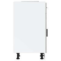 Keuken onderkast &quot;Porto&quot; bewerkt hout betongrijs 6