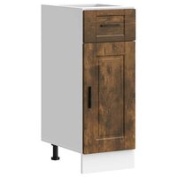 Keuken onderkast &quot;Porto&quot; bewerkt hout gerookt eikenkleurig 2