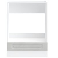 Ovenkast Kalmar bewerkt hout betongrijs 4