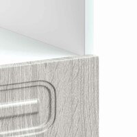 Ovenkast Kalmar bewerkt hout grijs sonoma eiken 8