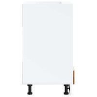 Ovenkast Kalmar bewerkt hout oud houtkleurig 5