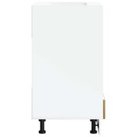 Ovenkast Kalmar bewerkt hout artisanaal eikenkleur 5