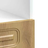 Ovenkast Kalmar bewerkt hout artisanaal eikenkleur 8