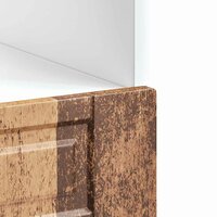 Ovenkast &quot;Porto&quot; bewerkt hout oud houtkleurig 8