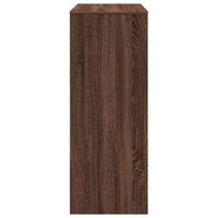 Bartafel met rekken 90x40x103,5 cm bewerkt hout bruin eiken 5