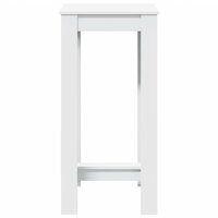 Bartafel 51x50x103,5 cm bewerkt hout wit 4
