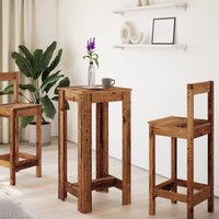 Bartafel 51x50x103,5 cm bewerkt hout oud houtkleurig 3