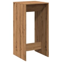Bartafel 51x50x103,5 cm bewerkt hout artisanaal eikenkleur 2
