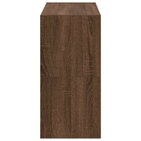 Schoenenrekken 2 st stapelbaar 60x30x30,5 cm bruin eikenkleur 5