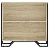 Boekenkast 80x31x74,5 cm bewerkt hout sonoma eikenkleurig 4