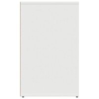 Kledingkast 80x40x65 cm bewerkt hout wit 4