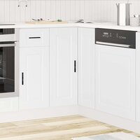 Keuken hoekonderkast &quot;Porto&quot; bewerkt hout wit 3