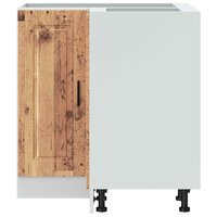 Keuken hoekonderkast &quot;Porto&quot; bewerkt hout oud houtkleurig 5