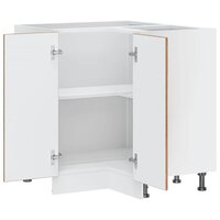 Keuken hoekonderkast &quot;Porto&quot; bewerkt hout oud houtkleurig 6