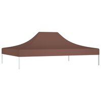 Partytentdak 270 g/m&sup2; 4,5x3 m bruin 2