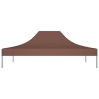Partytentdak 270 g/m&sup2; 4,5x3 m bruin 3