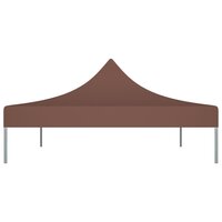 Partytentdak 270 g/m&sup2; 4,5x3 m bruin 4