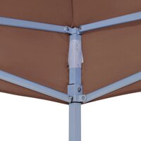 Partytentdak 270 g/m&sup2; 4,5x3 m bruin 5
