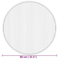 Vloerkleed rond 80 cm bamboe naturel 8