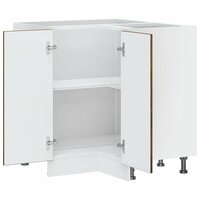 Keuken hoekonderkast &quot;Porto&quot; bewerkt hout gerookt eikenkleurig 6